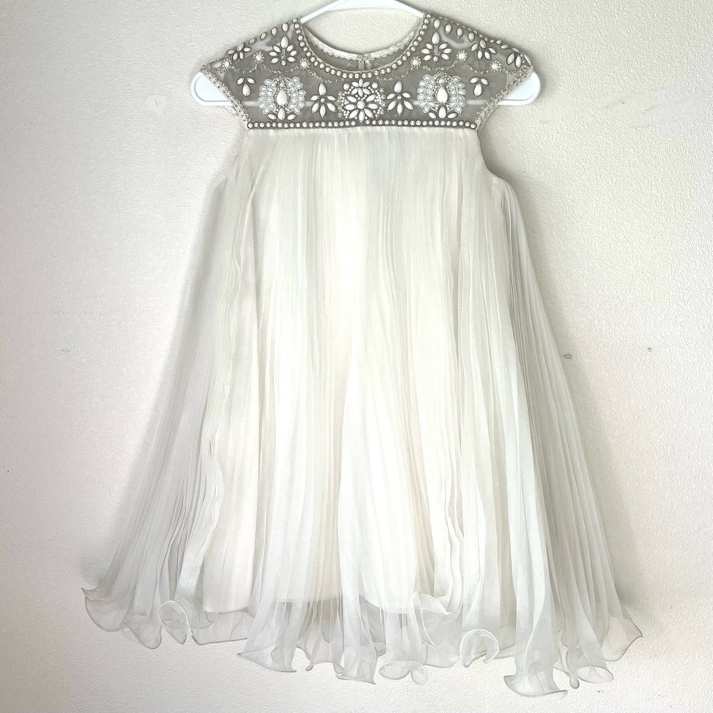Marchesa for Neiman Marcus beaded girls party dress size large